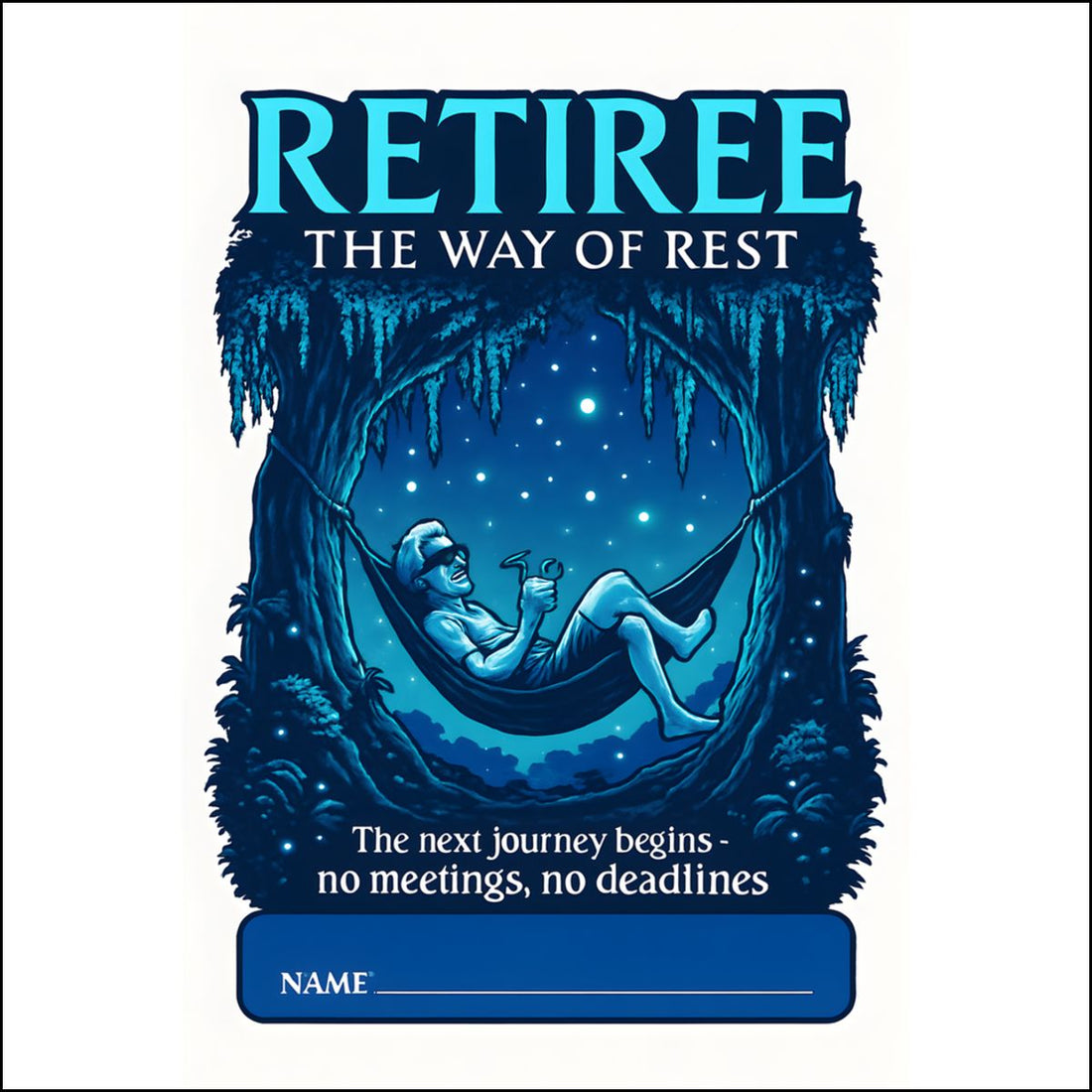 Retiree The Way of Rest | The next journey begins | Custom Cut Acrylic Ornaments - Retiree Gifts Retirement Party