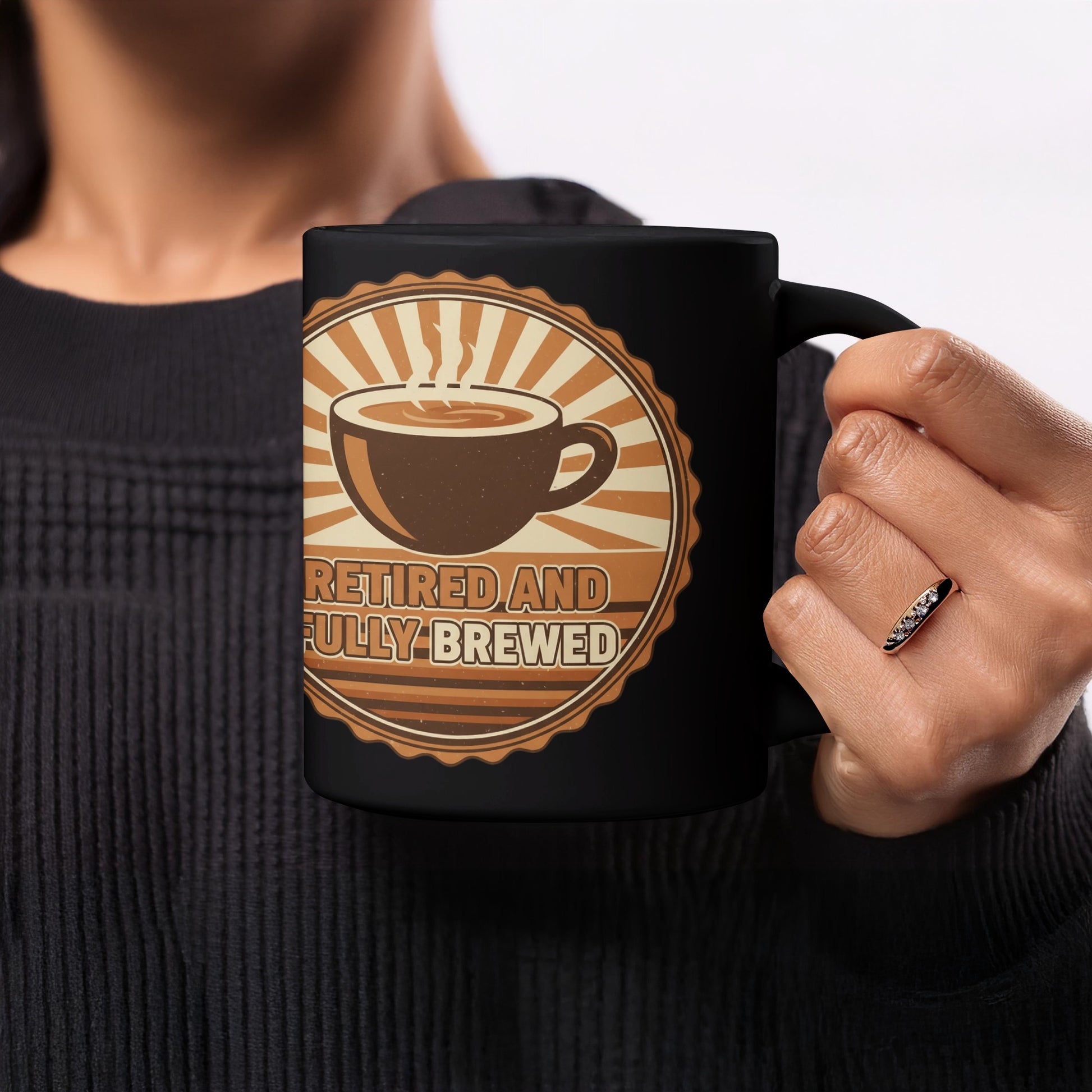 Retired and Fully Brewed Coffee Mug Ideal Gift