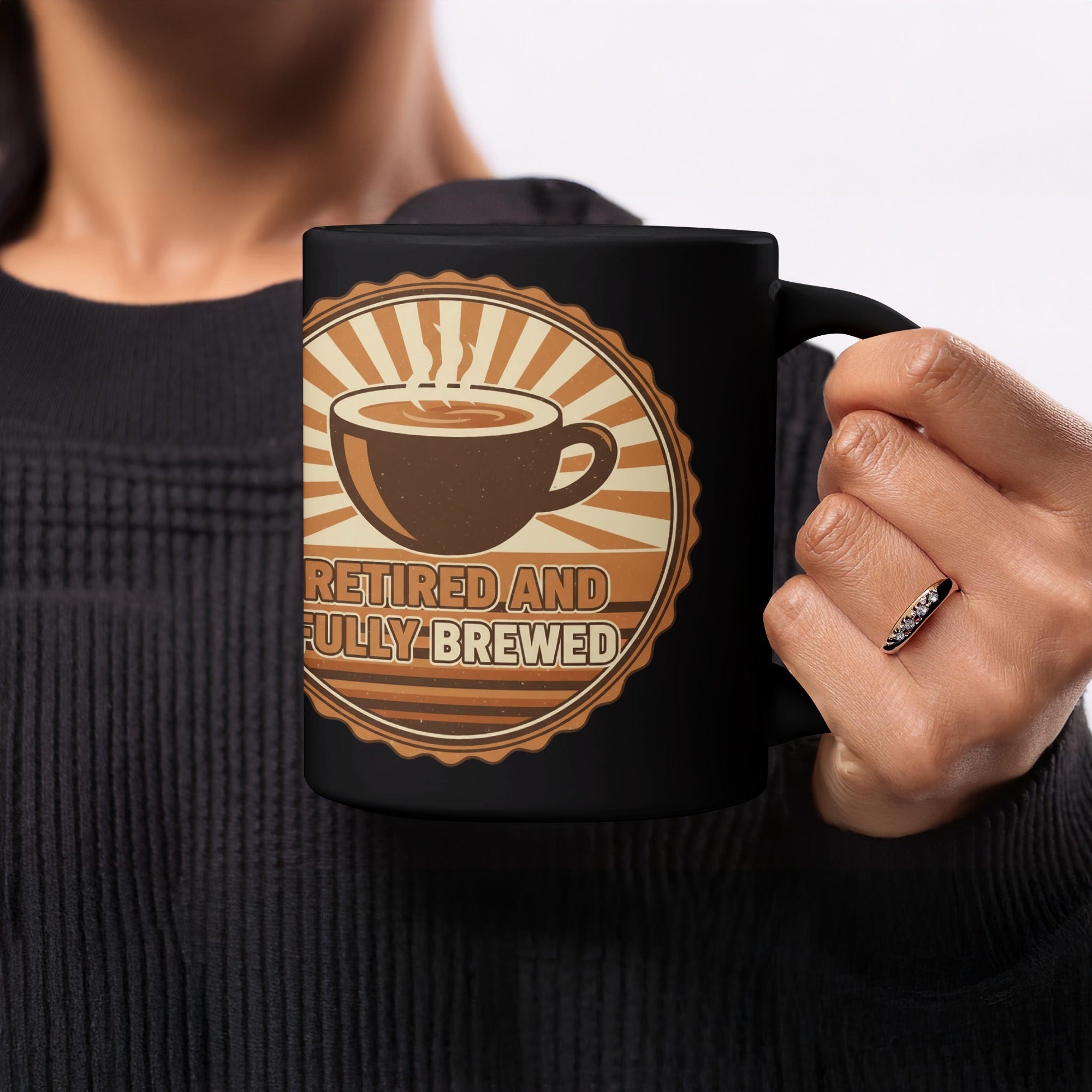 Retired and Fully Brewed Coffee Mug Ideal Gift