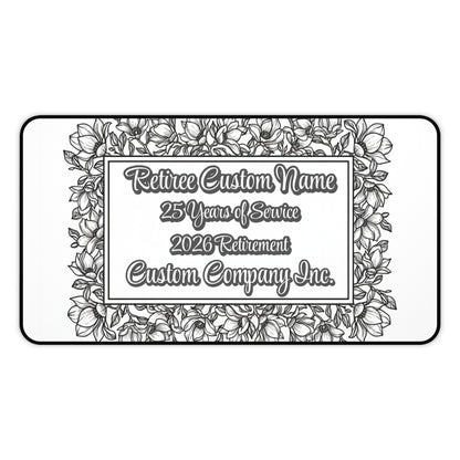 25 Years of Service 2026 Retirement Gift Custom Sign