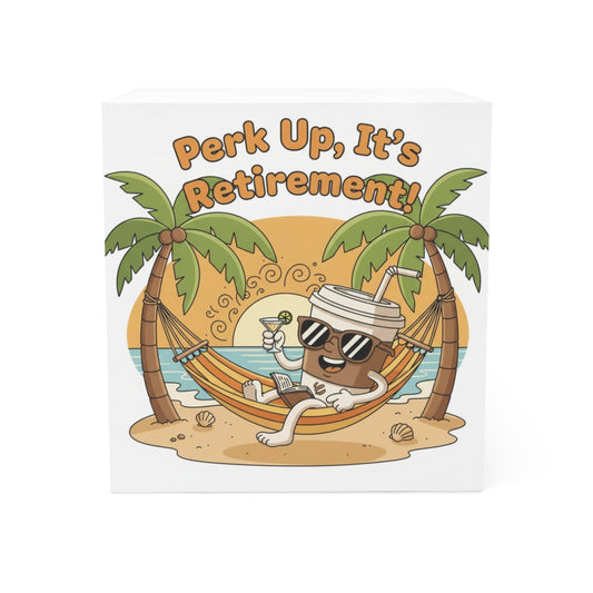 Perk Up It's Retirement Beach Coffee SVG Artwork