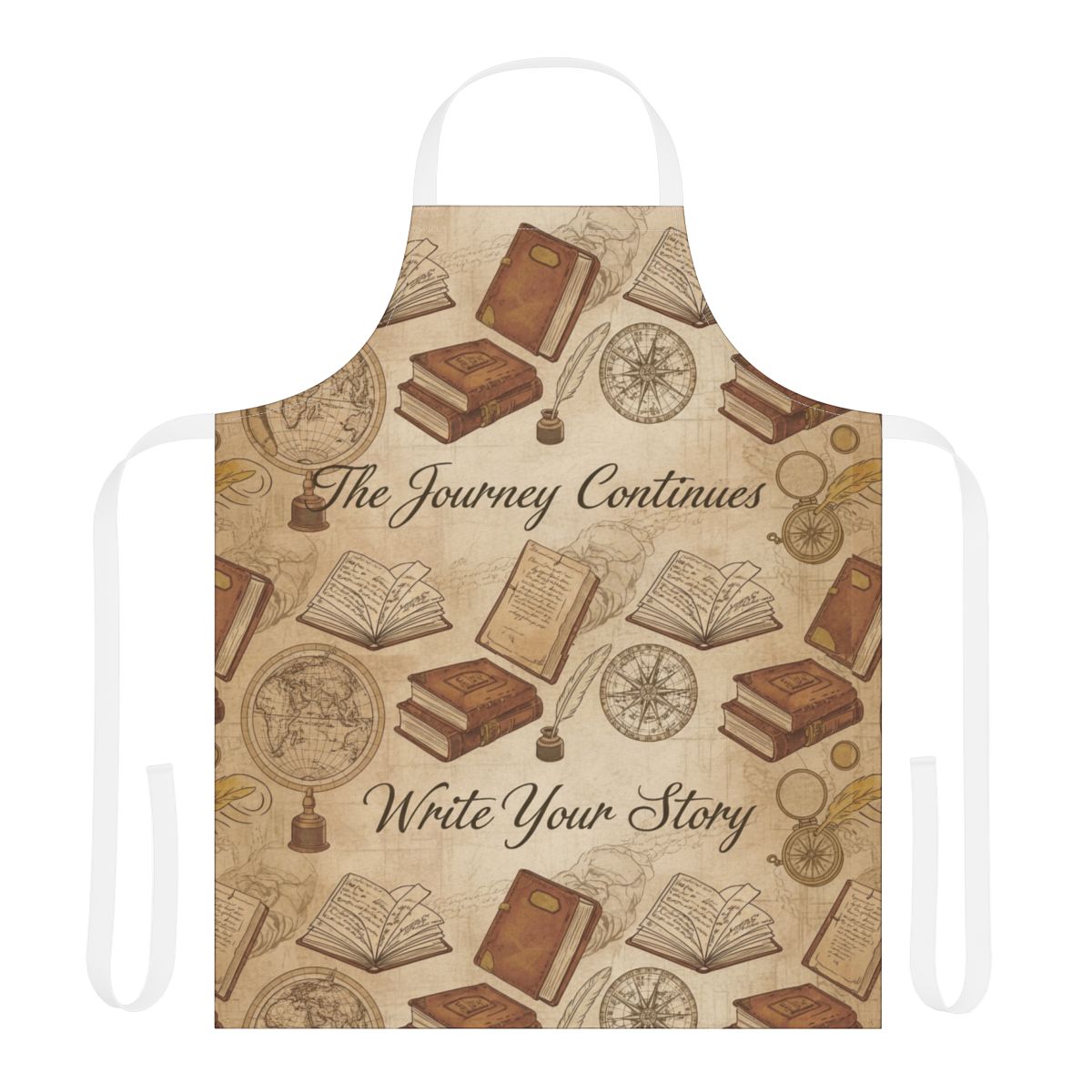 The Journey Continues Write Your Story apron