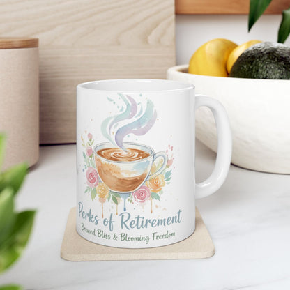Perks of Retirement Coffee Mug for Brewed Bliss