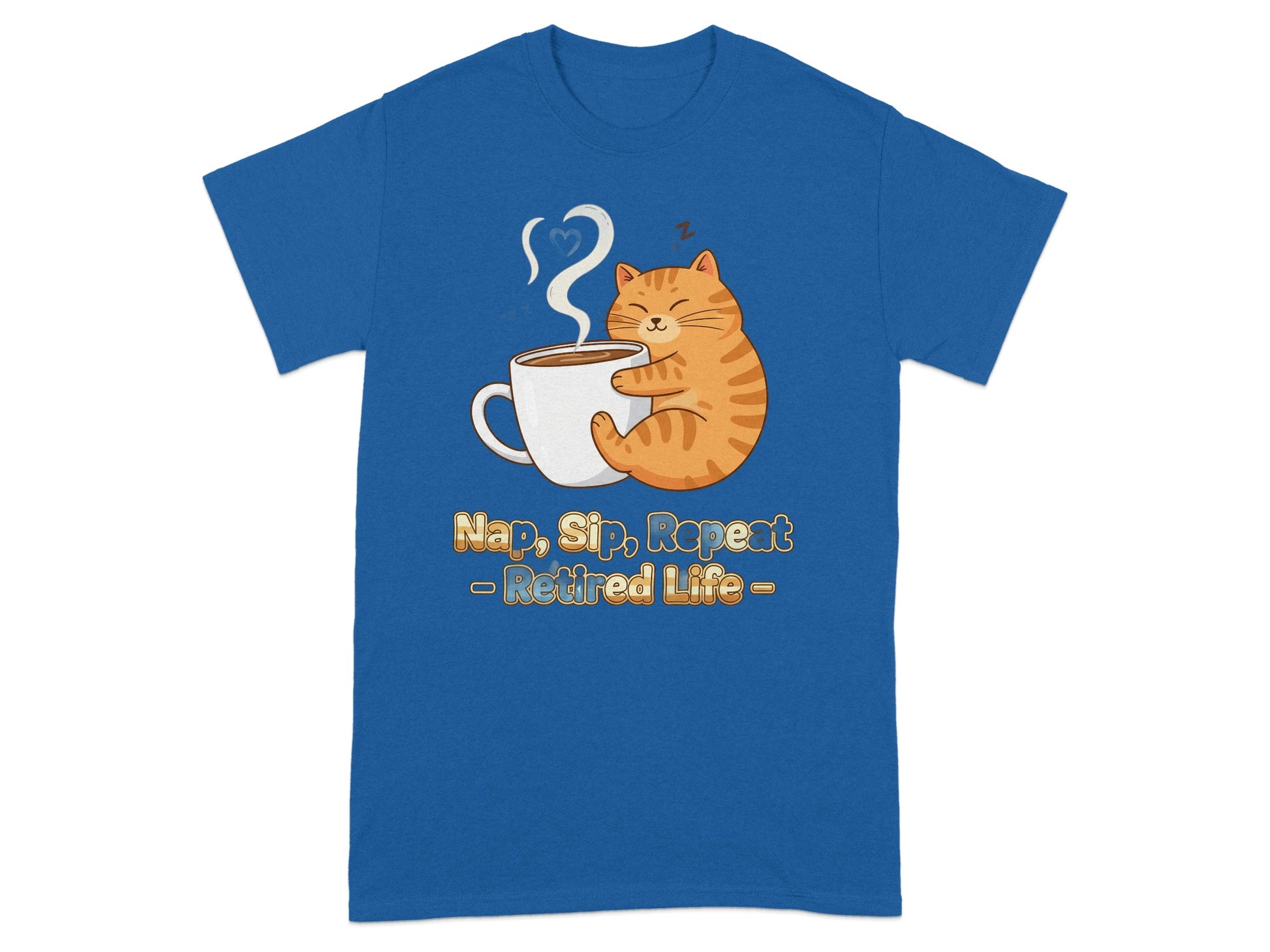 Nap Sip Repeat Retired Life Graphic T-Shirt