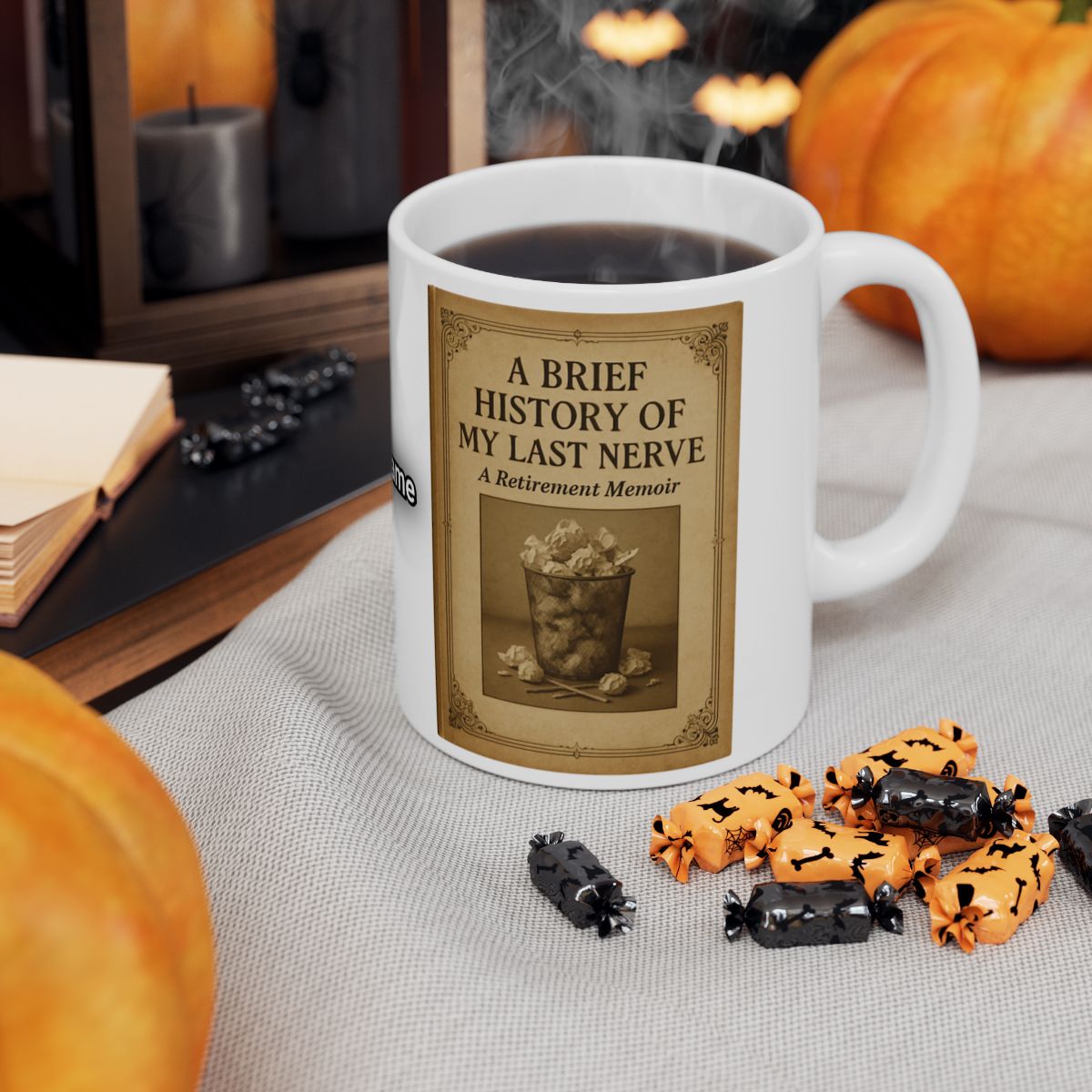 A Brief History of My Last Nerve Funny Mug