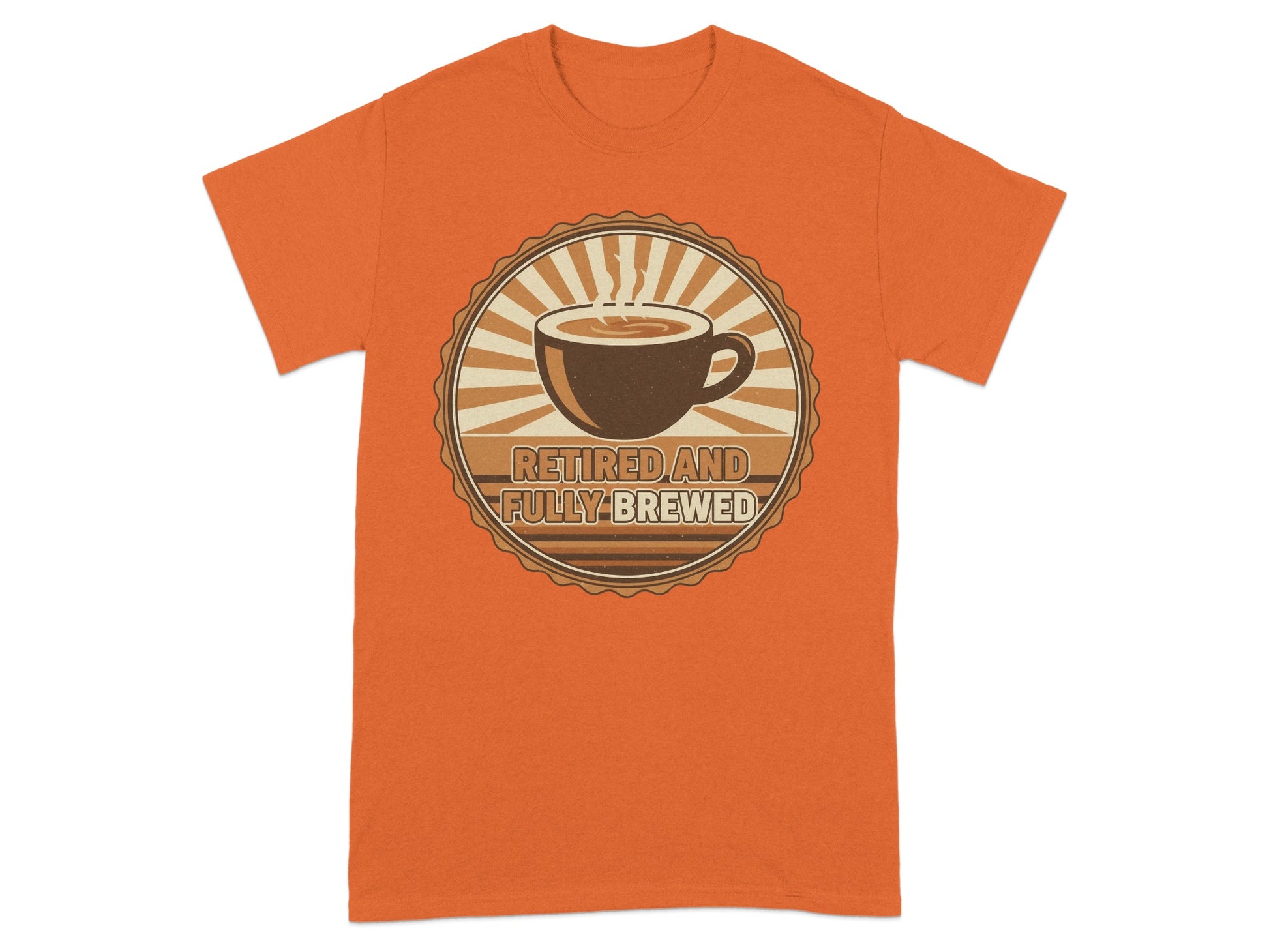 Retired And Fully Brewed T-Shirt for Coffee Lovers