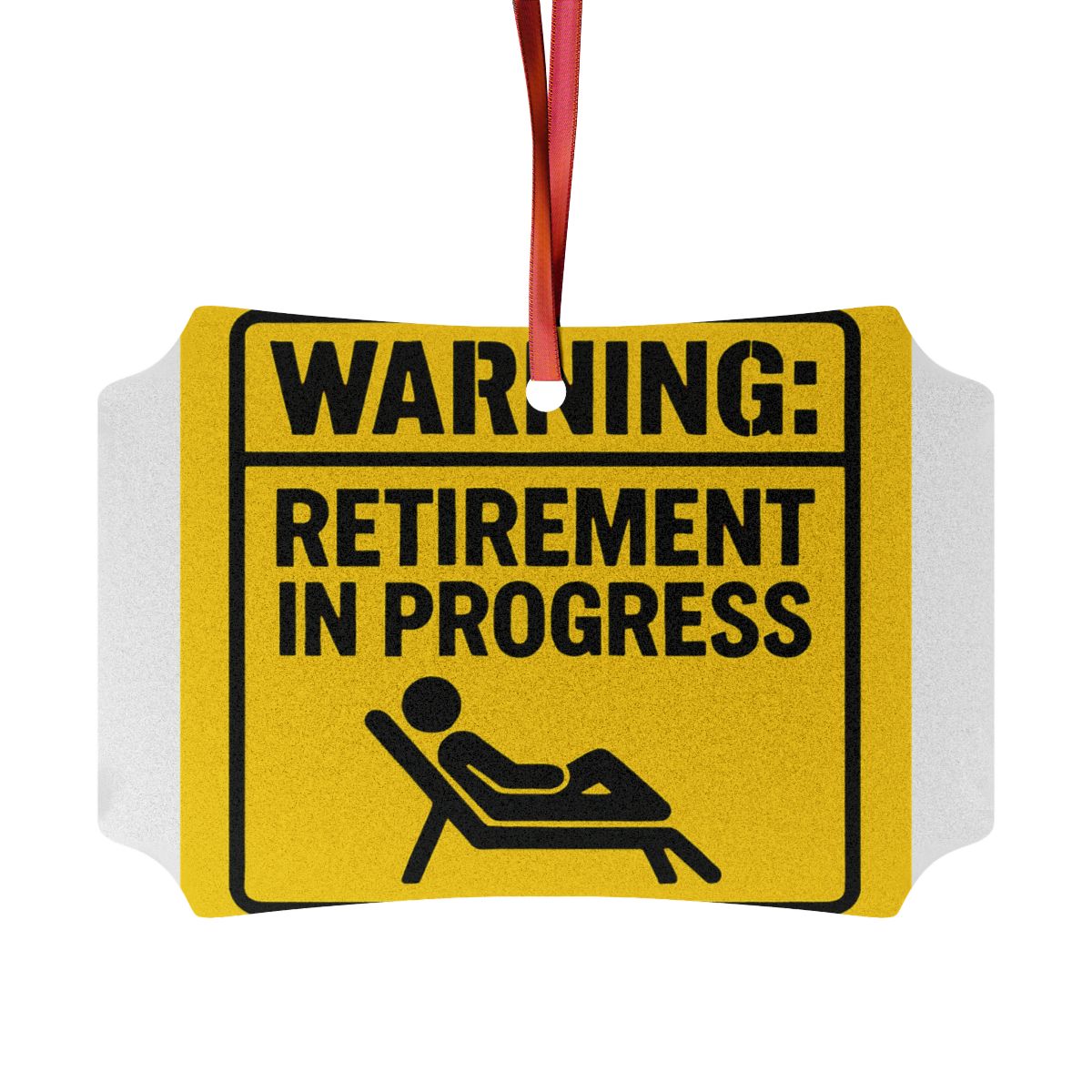Retirement in Progress Ornaments | Warning Retirement - Retiree Gifts Retirement Party