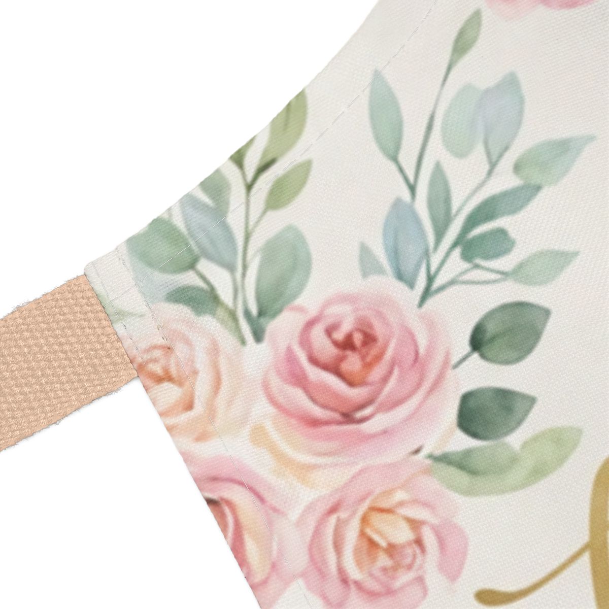 Elegant Floral Pattern Apron for Gardening Enthusiasts