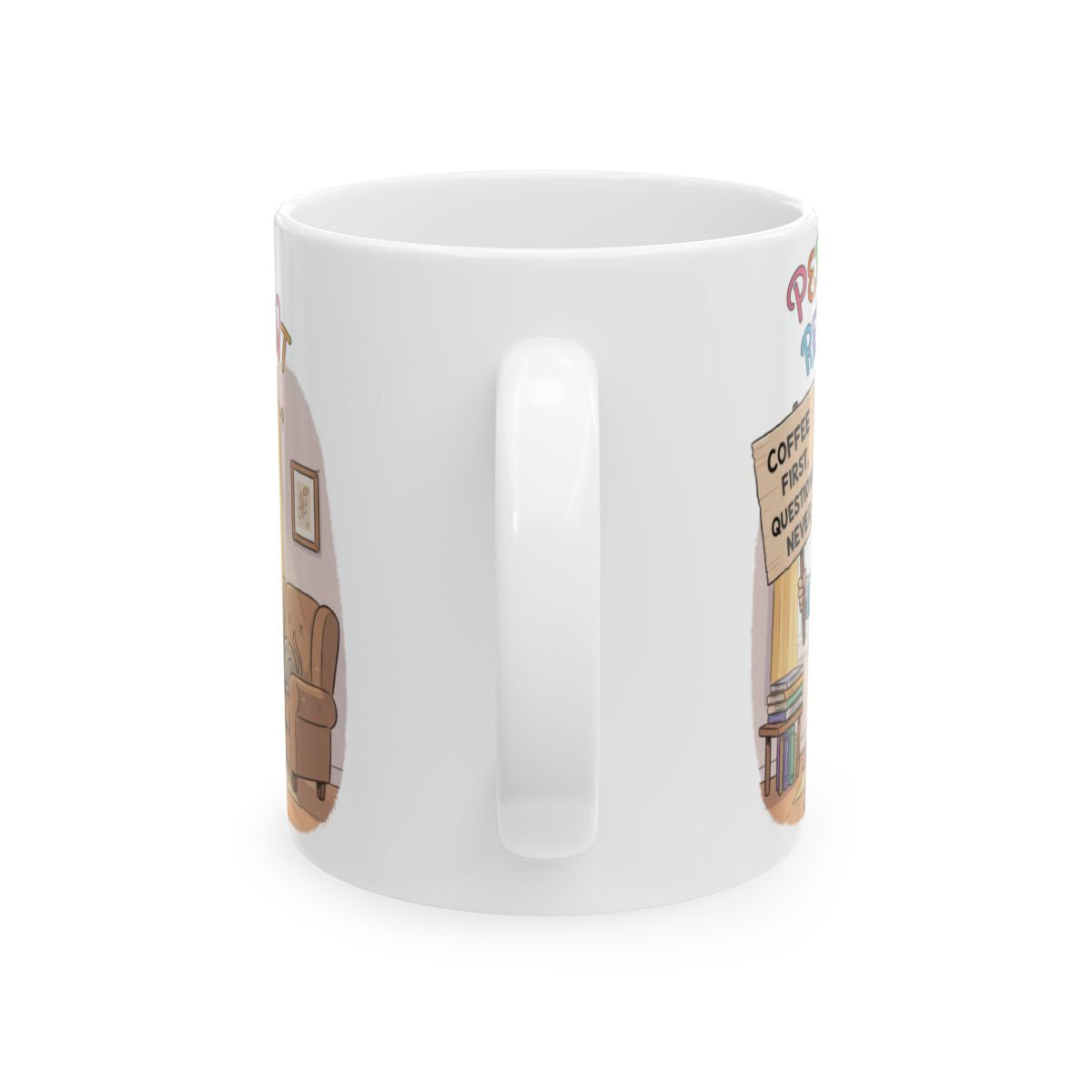 Funny Coffee Quote Cartoon Humorous Mug