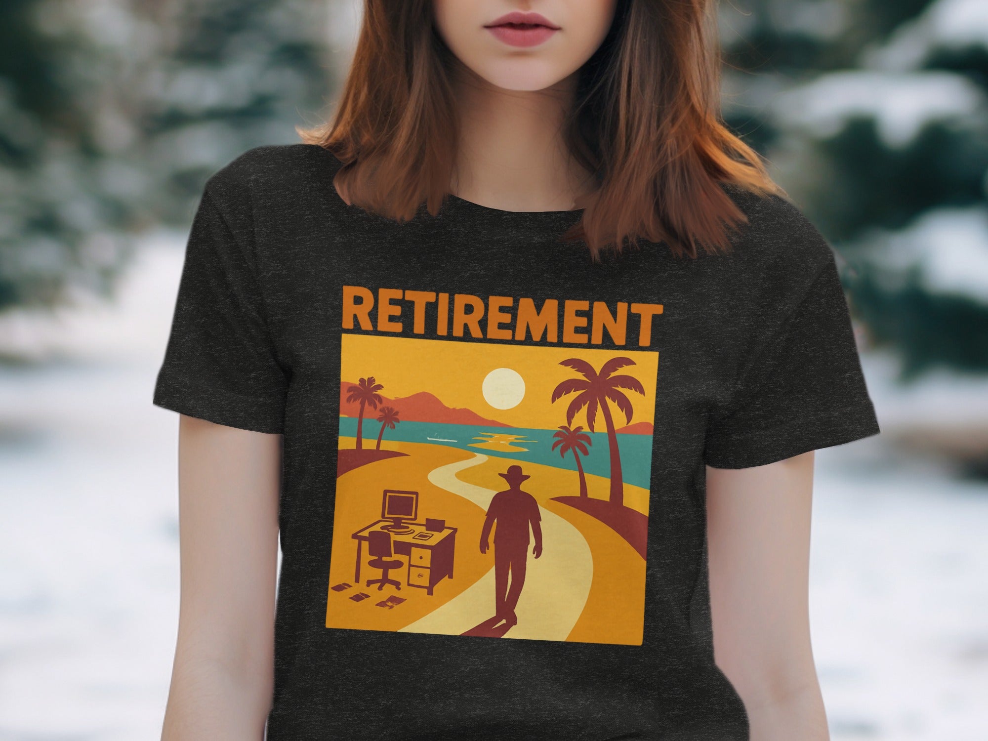RETIREMENT | Prepare for Your Next Journey | Dark Heaterh Color Bella T-Shirts - Retiree Gifts Retirement Party