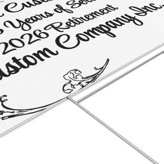Custom 2026 Retirement Company Inc Banner product
