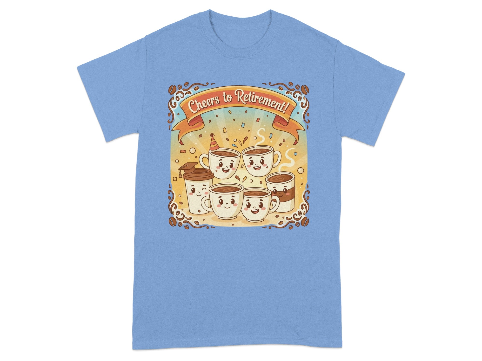 Cheers to Retirement Fun Coffee Mug Design T-Shirt