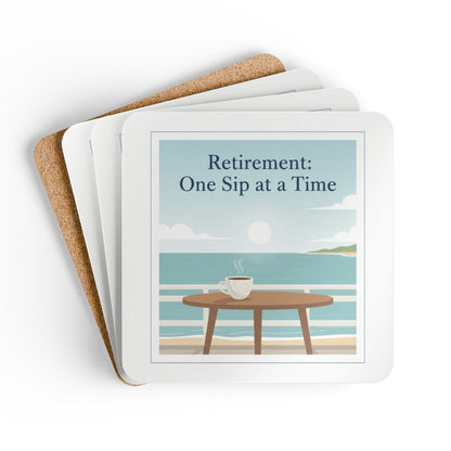 Retirement One Sip at a Time Coaster Set