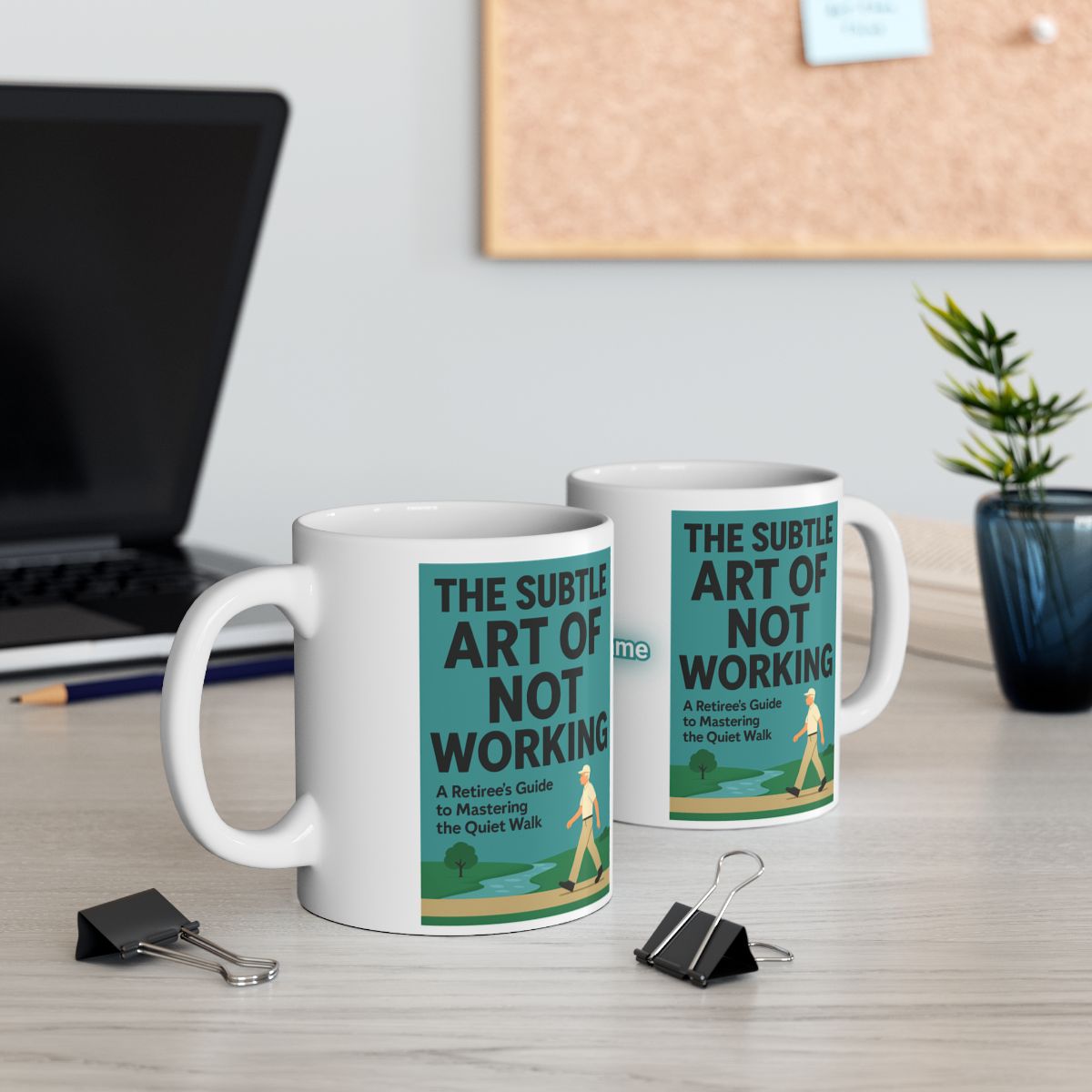 The Subtle Art of Not Working Mug for Relaxation