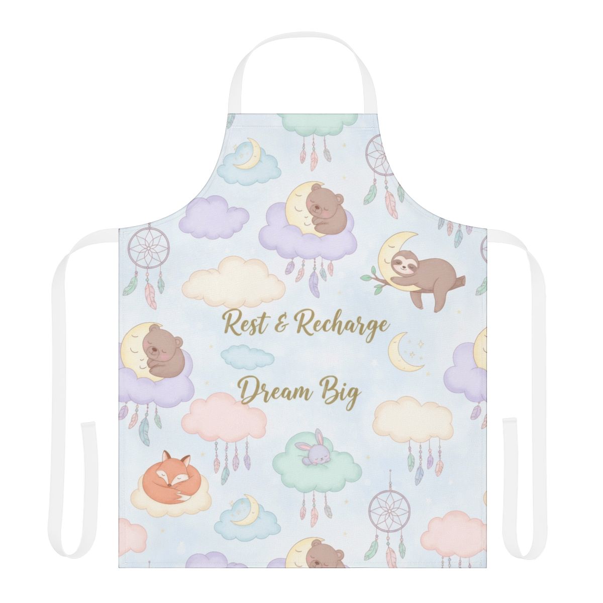 Rest Recharge Dream Big Dreamcatcher Animal Apron