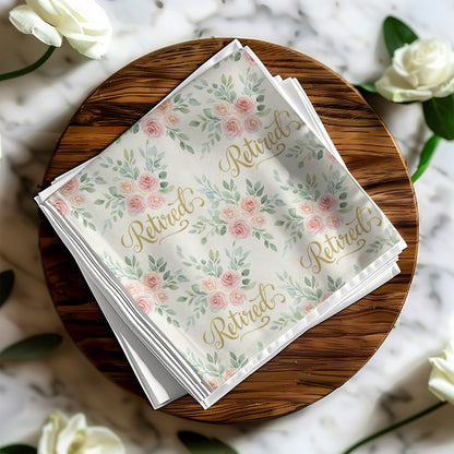 Retired Floral Pattern Design Napkin Paper Product