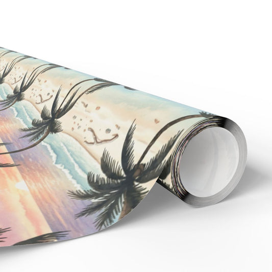 Tropical Beach Sunset Scenic Wallpaper product