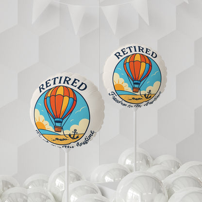 Retired Freedom to Fly Anytime | Retirement Gift  | These mylar balloons capture the essence of retirement Mylar Ballons 11in or 22in - Retiree Gifts Retirement Party