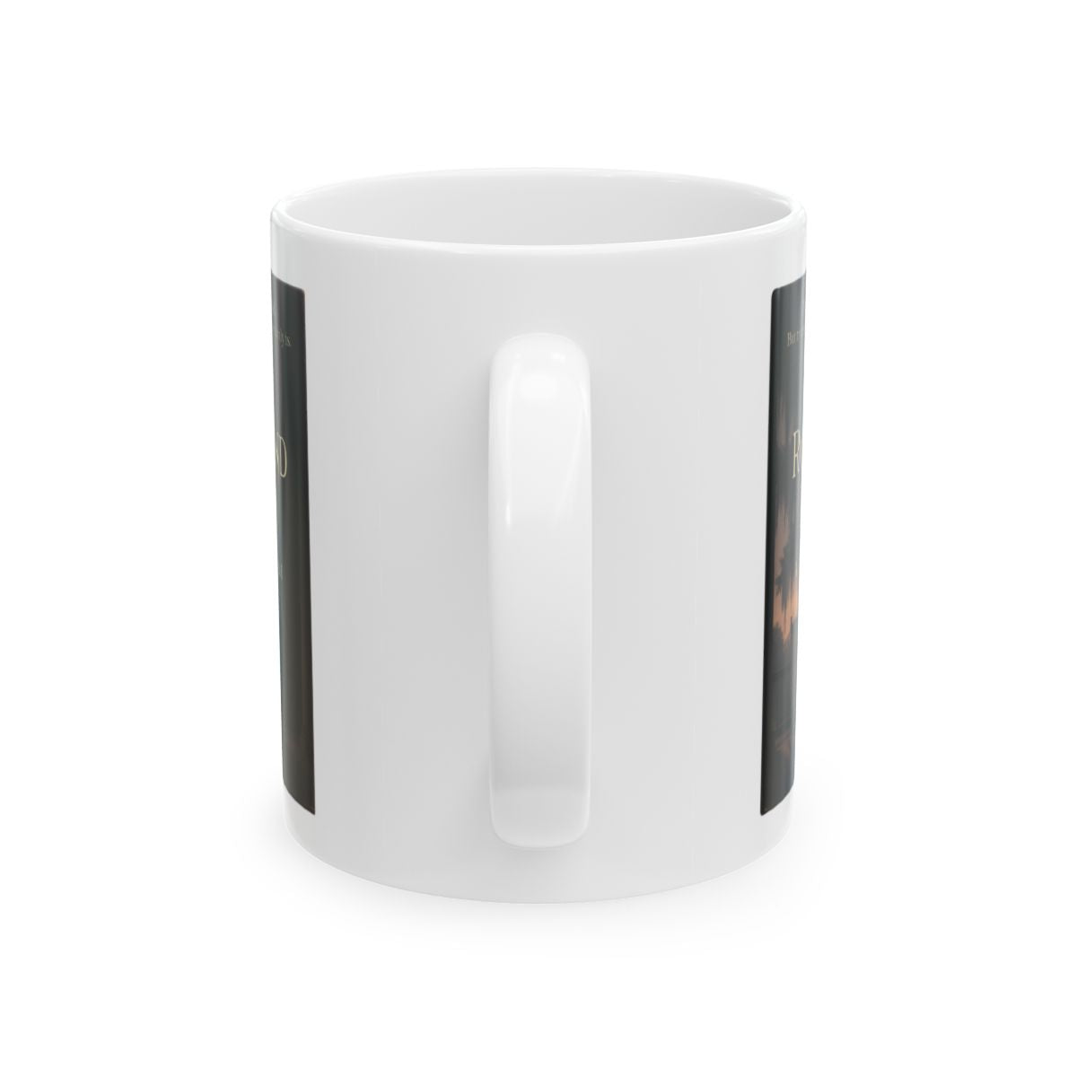 Elegant Customizable White Ceramic Mug for Beverage