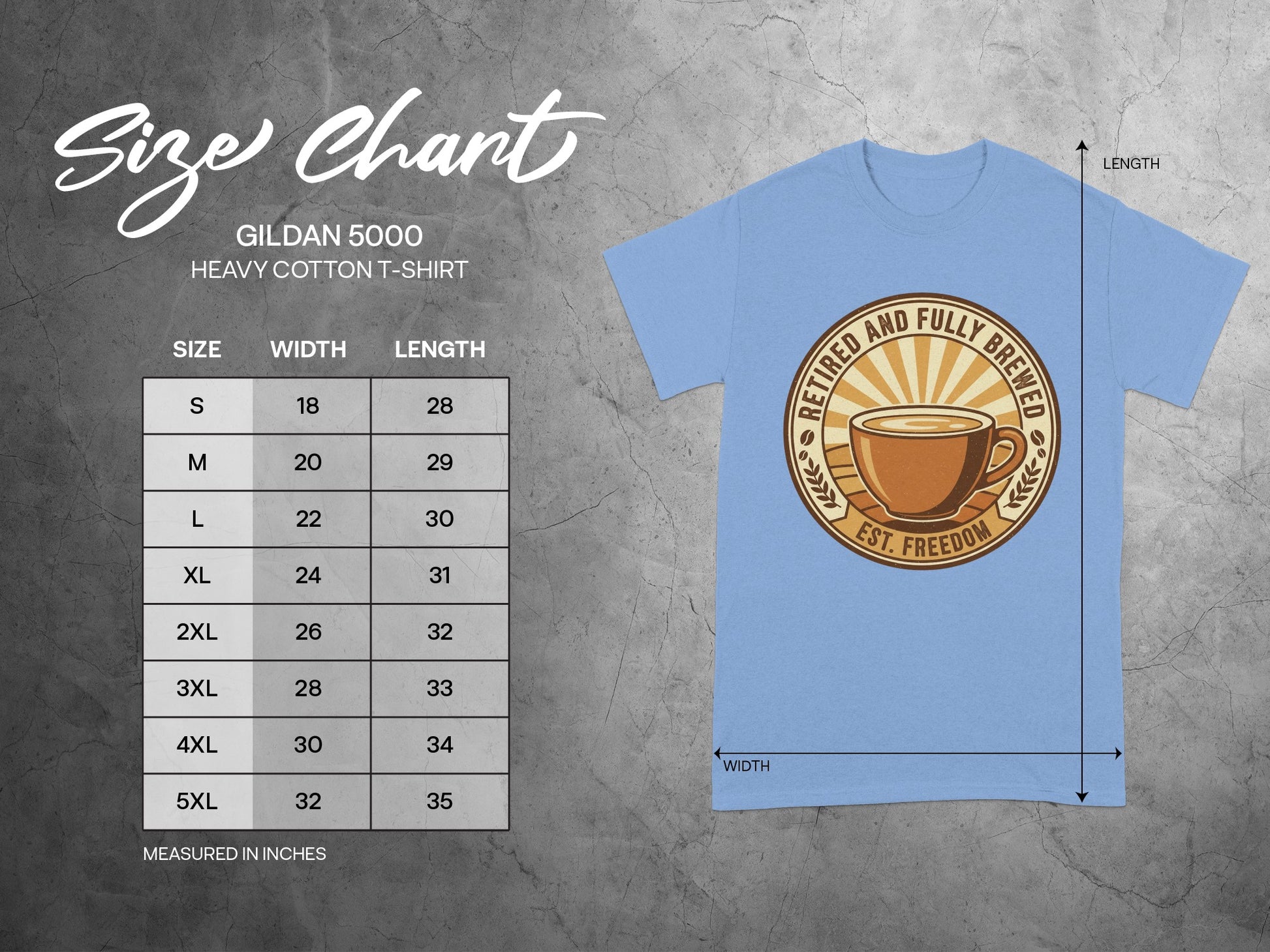 Retired and Fully Brewed Coffee Mug Graphic T-Shirt