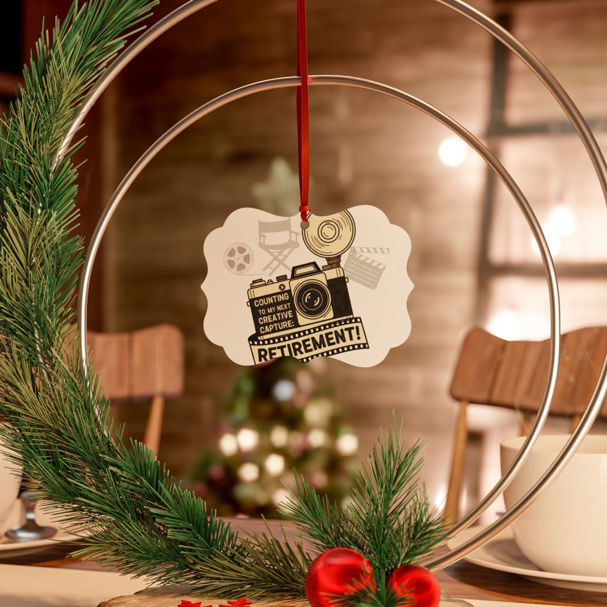 Counting To Next Creative Capture Retirement Hobby Custom Cur Ornaments - Retiree Gifts Retirement Party