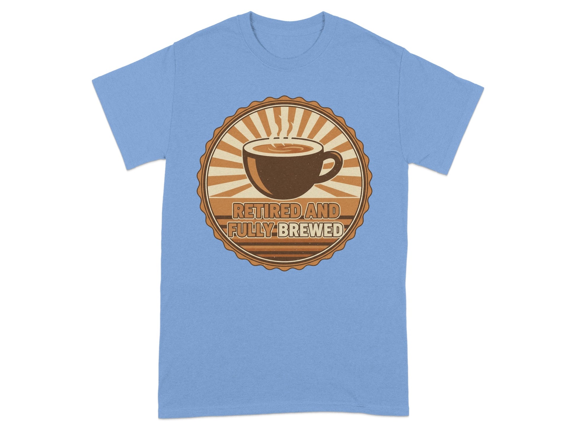 Retired and Fully Brewed Coffee Lovers T-shirt