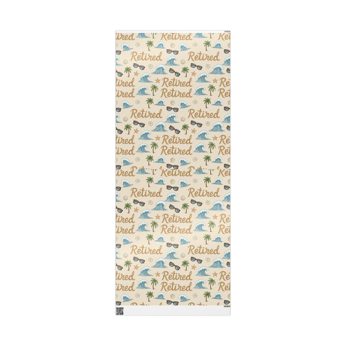 Tropical Themed Retired Print Happy Retirement Sign