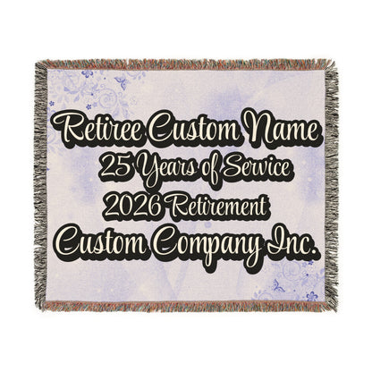 Custom Retiree Name 25 Years Retirement Blanket product