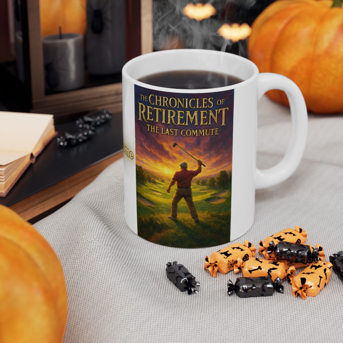 The Chronicles of Retirement The Last Commute mug