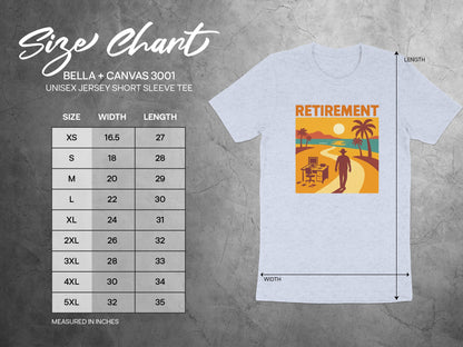 Retirement Graphic Design | A New Path Beckons | Soft Color Bella T-Shirts - Retiree Gifts Retirement Party