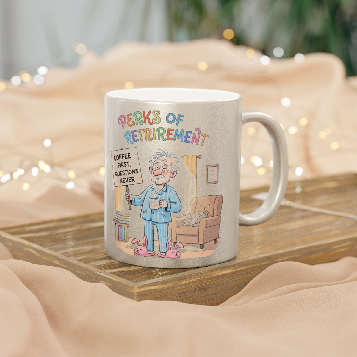 Humorous Peeks Of Retirement Coffee Mug