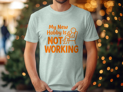 My New Hobby Is Not Working | Funny Retirement Saying | Soft Color Bella T-Shirts - Retiree Gifts Retirement Party