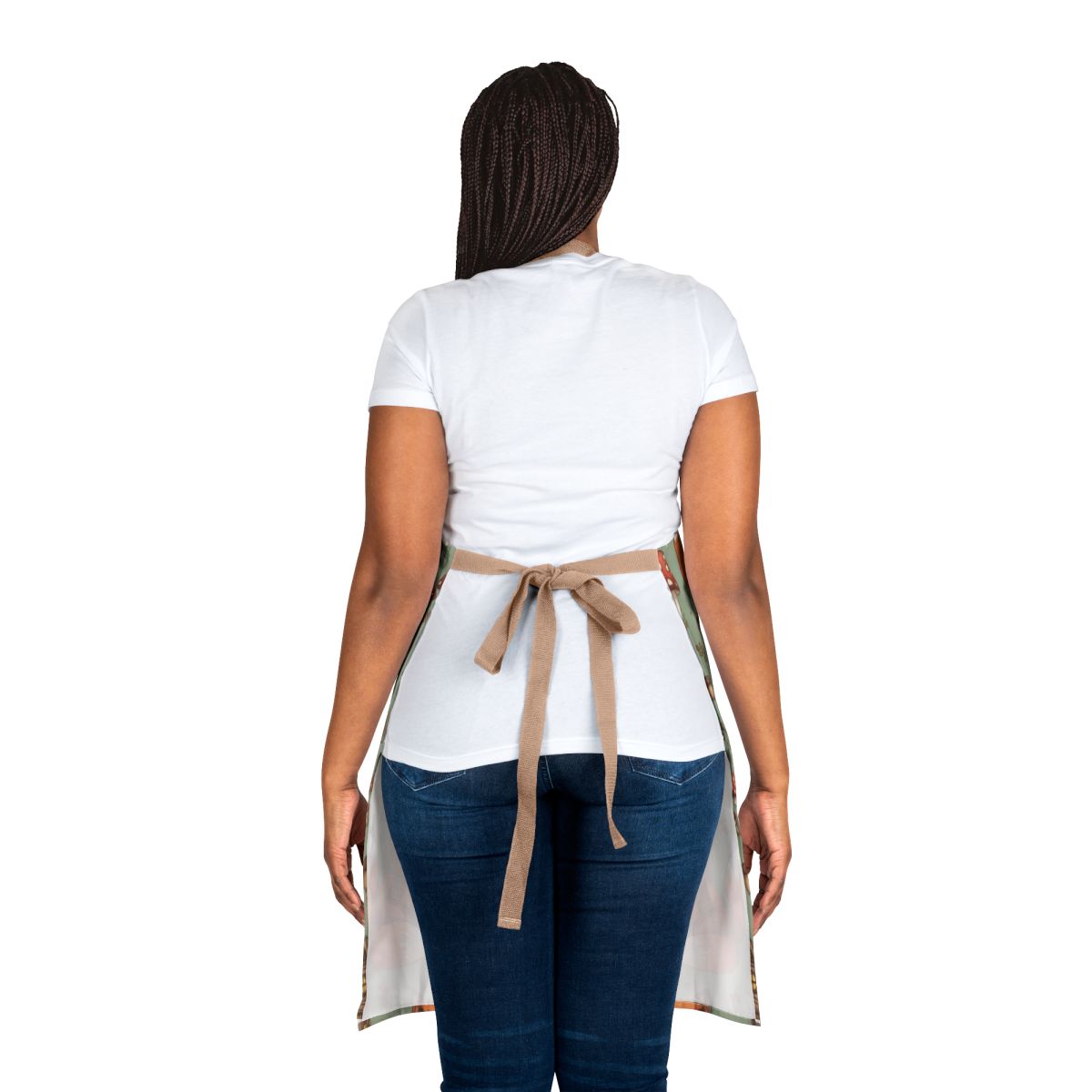 Stylish Full-Coverage Apron for Kitchen or Craft Use