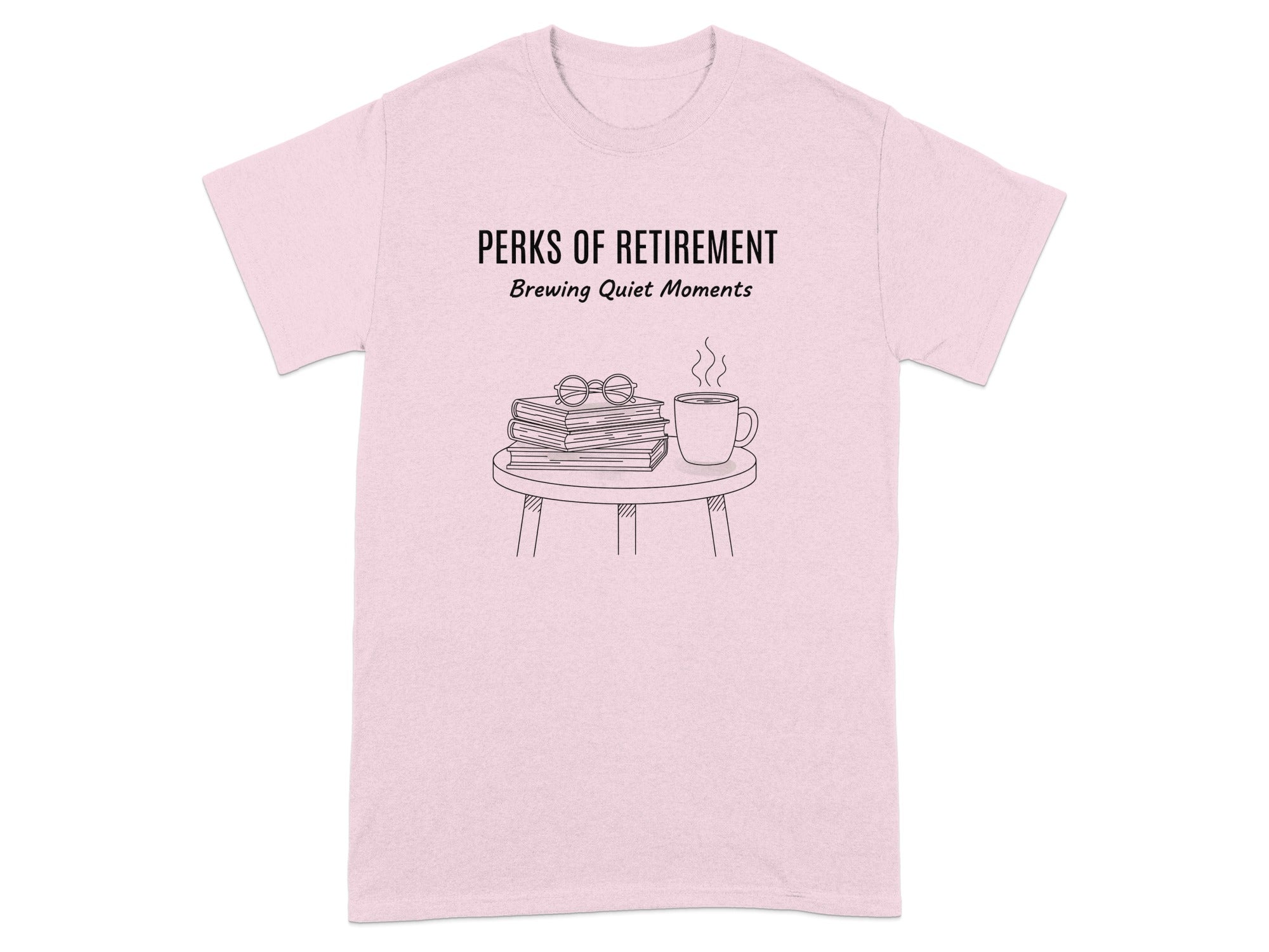 Perks of Retirement Brewing Quiet Moments T-shirt