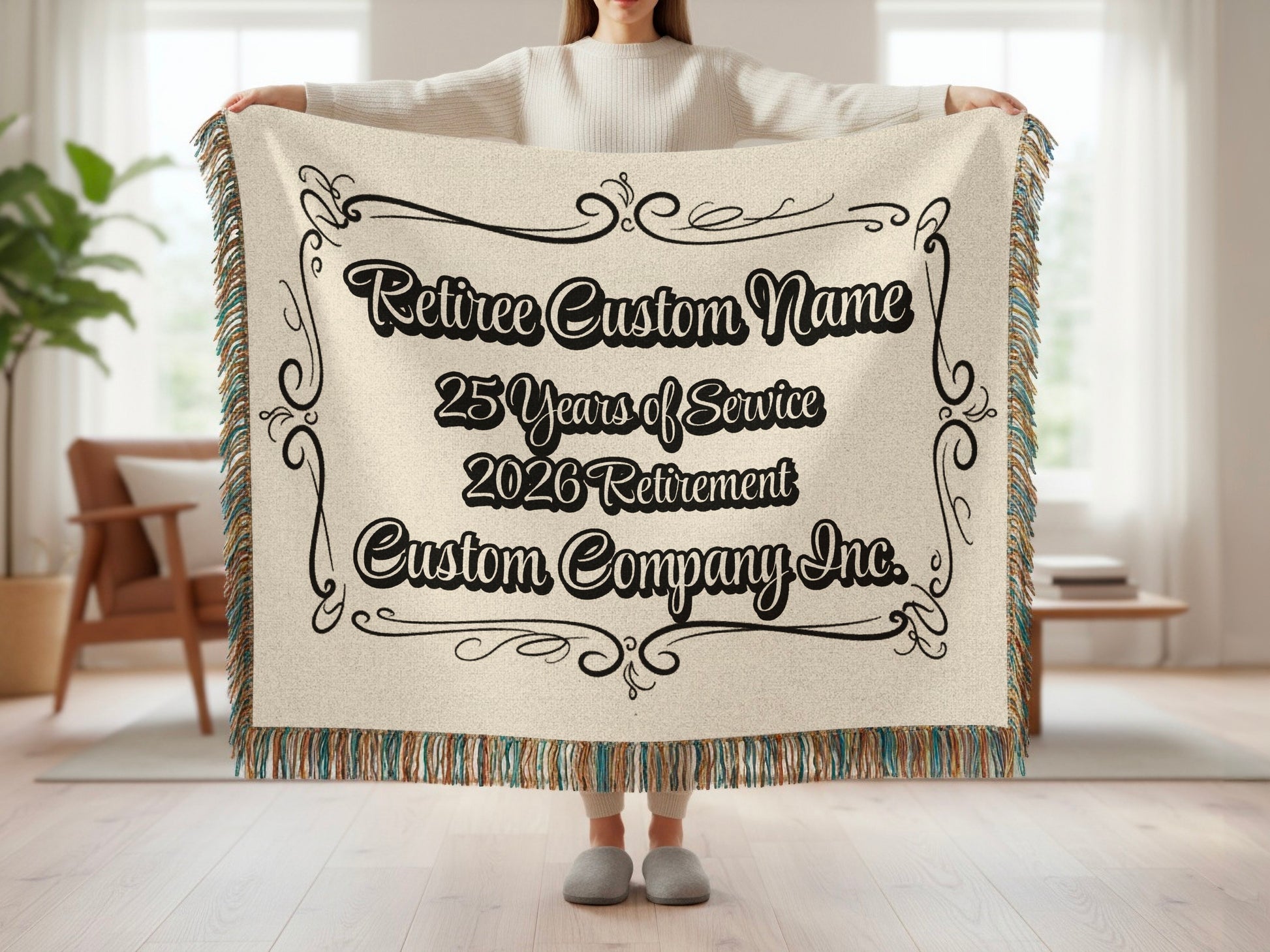 Retiree Custom Name 25 Years of Service Dedication product