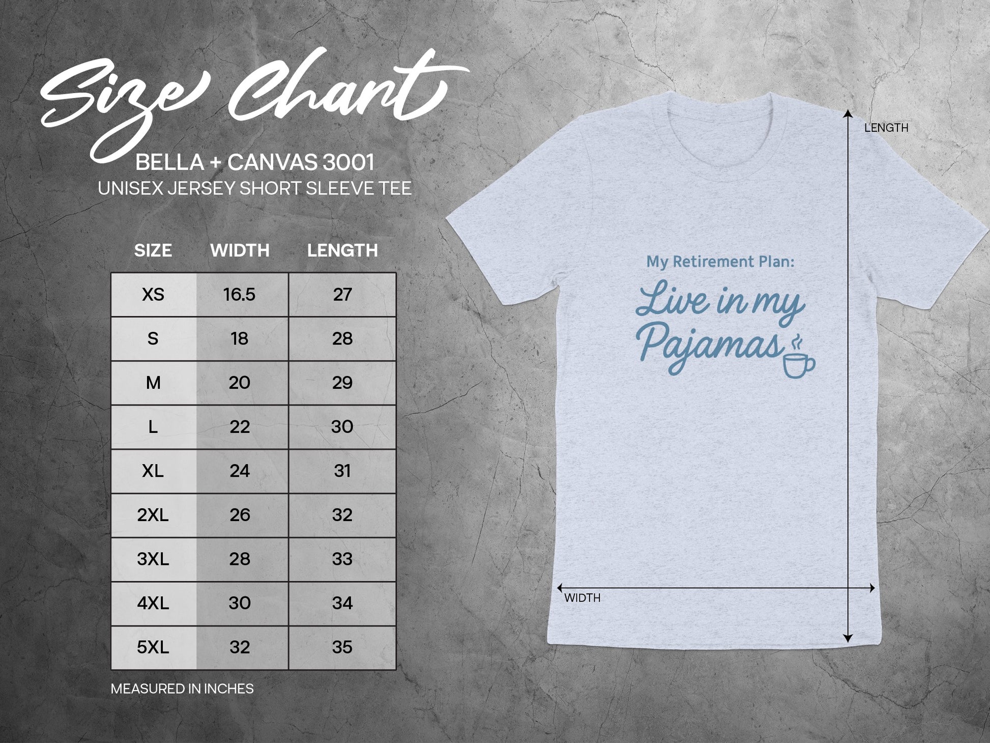 My Retirement Plan Live in my Pajamas | Retirement Fun | Soft Color Bella T-Shirts - Retiree Gifts Retirement Party