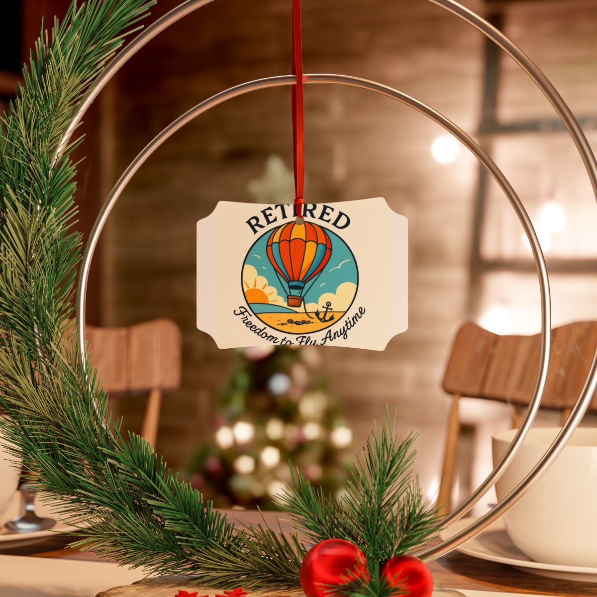 Retired | Freedom to Fly Anytime Ornaments - Retiree Gifts Retirement Party