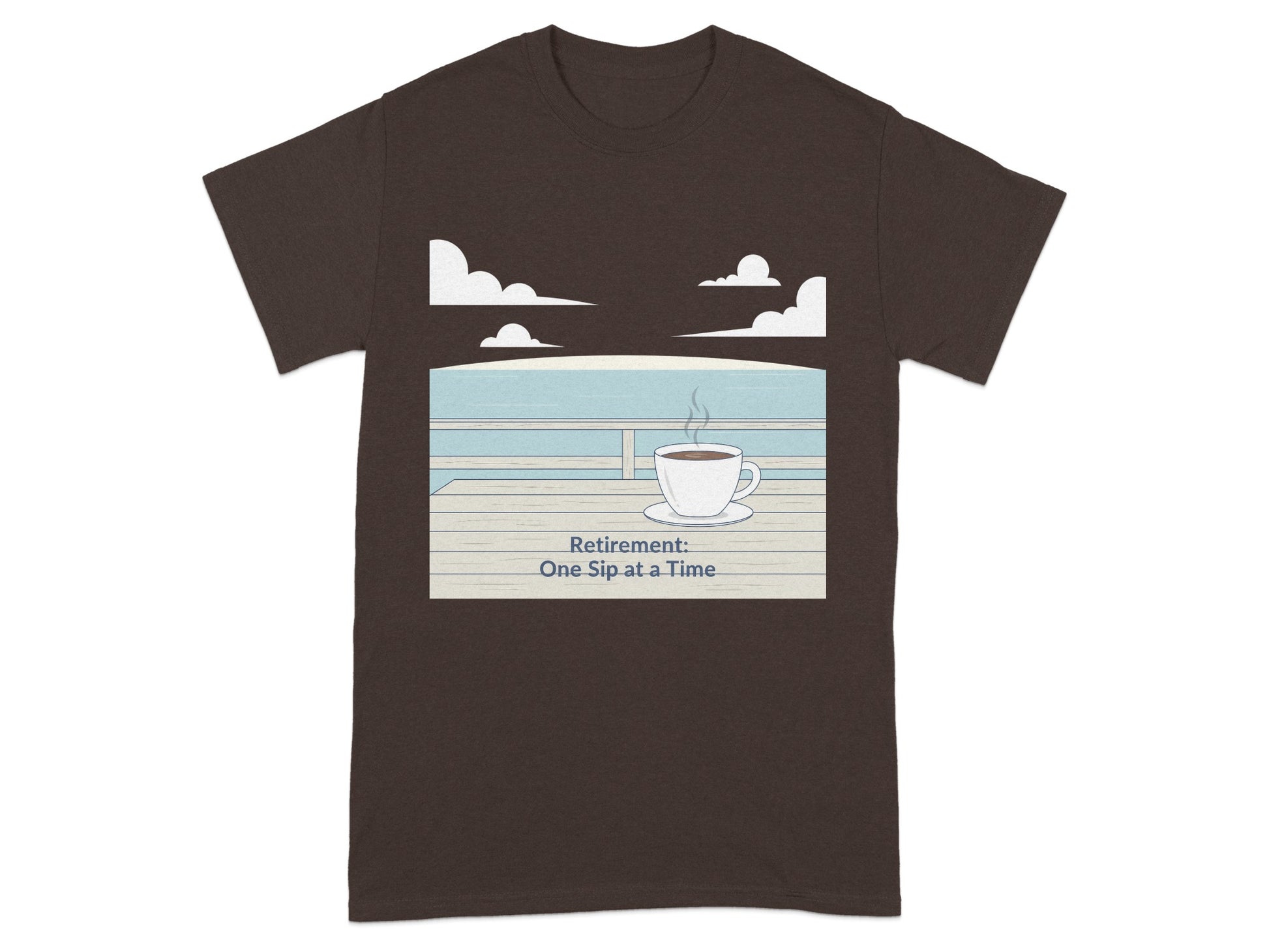 Retirement One Sip at a Time Graphic T-shirt
