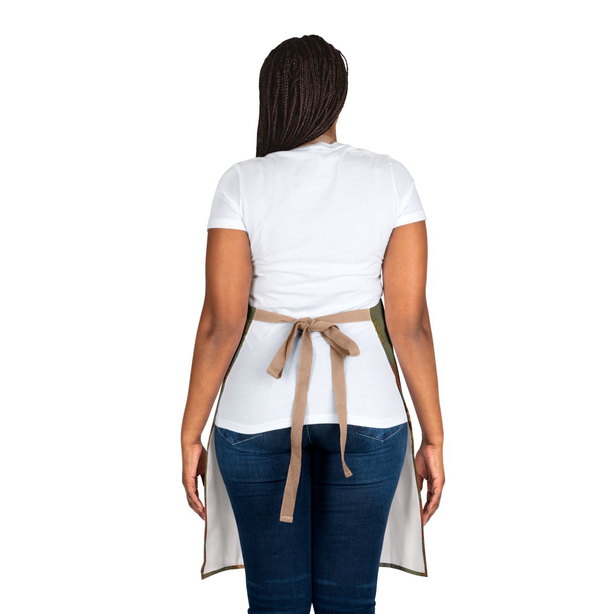 Stylish Waist Tie Back Apron For Comfortable Wear