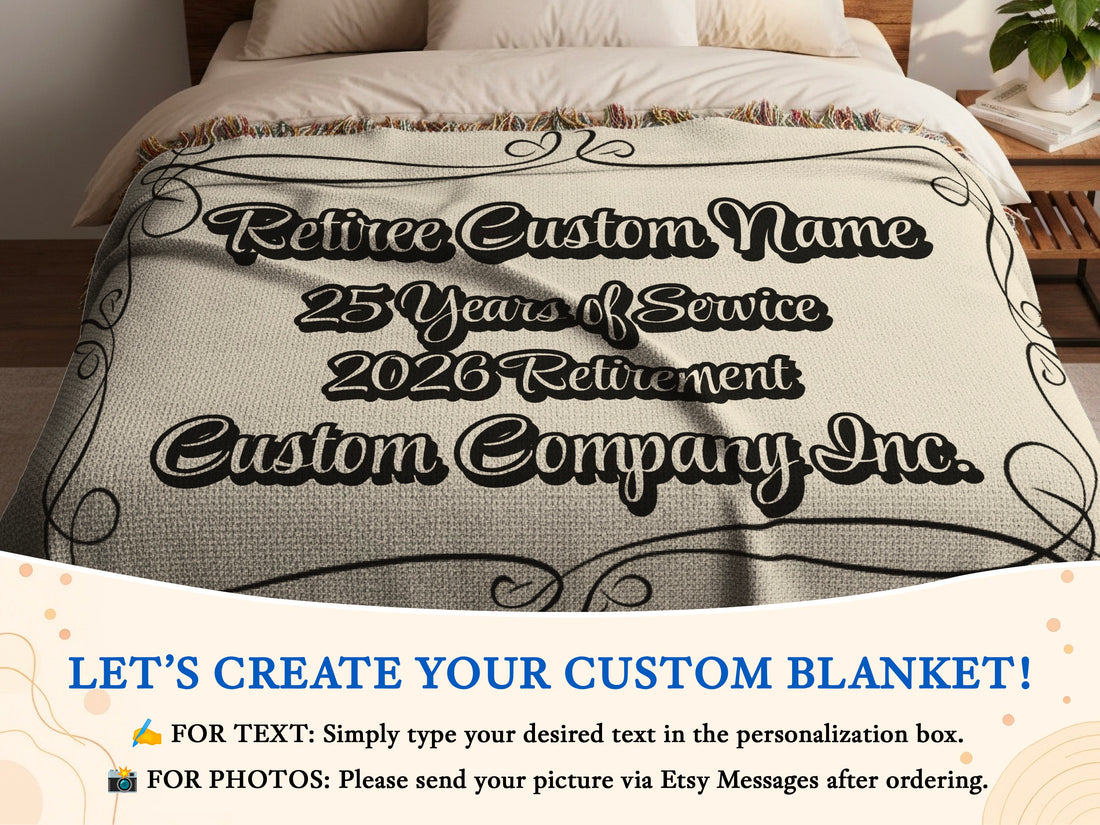 Custom Name Retirement 25 Years of Service Blanket product