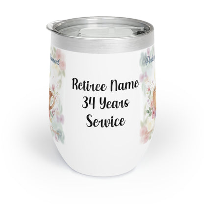 Retiree Name 34 Years Service Mug Retirement Gift