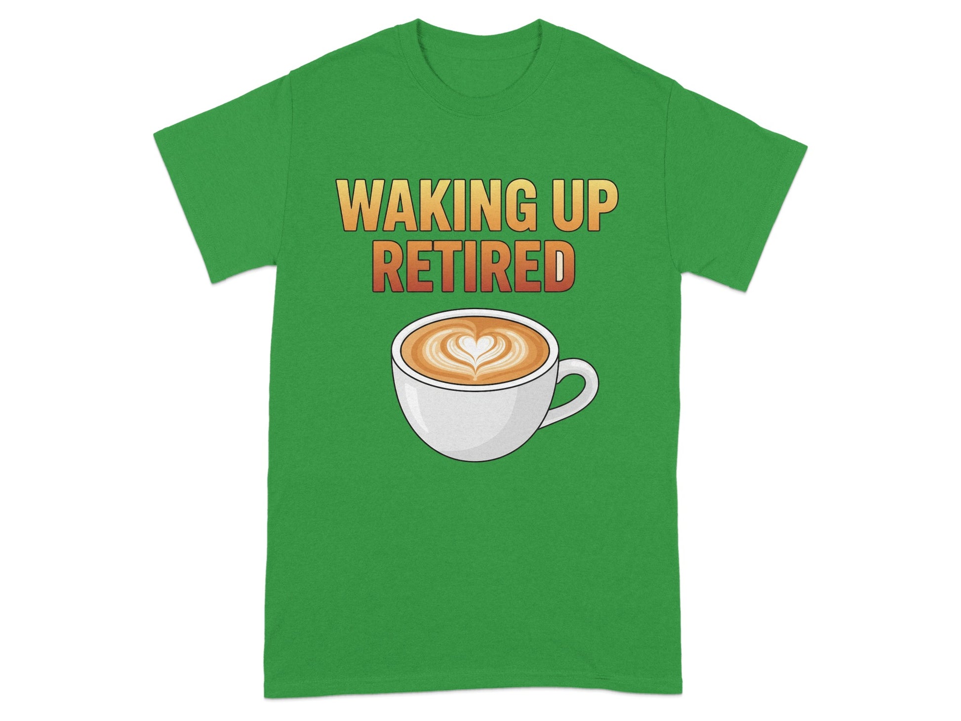 Waking Up Retired Coffee Enthusiast Shirt