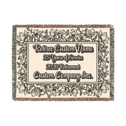Retiree Custom Name 2026 Retirement Throw Blanket product