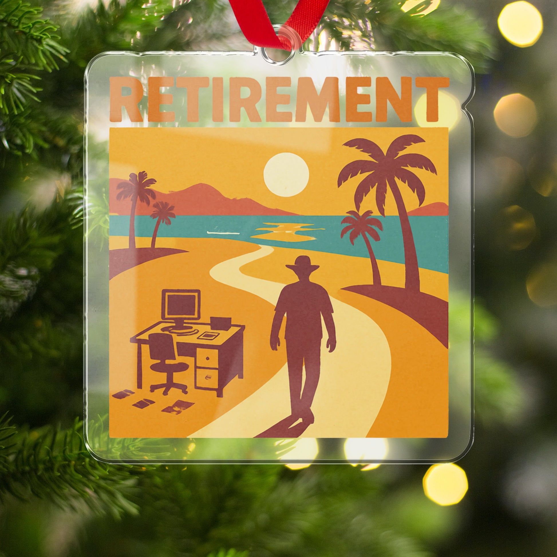 Retirement Ornaments | Celebrate Your New Journey - Retiree Gifts Retirement Party