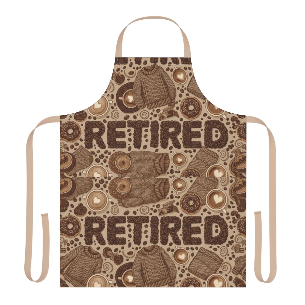 Retired Knitted Sweater Themed Apron Product